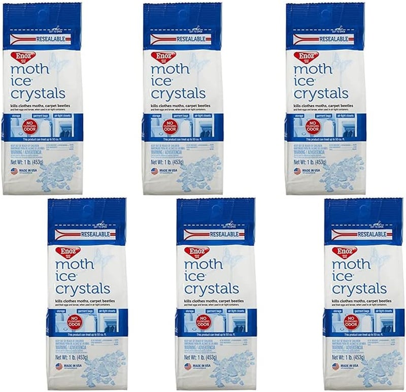 Moth Crystals 1 Pound - Pack of 6